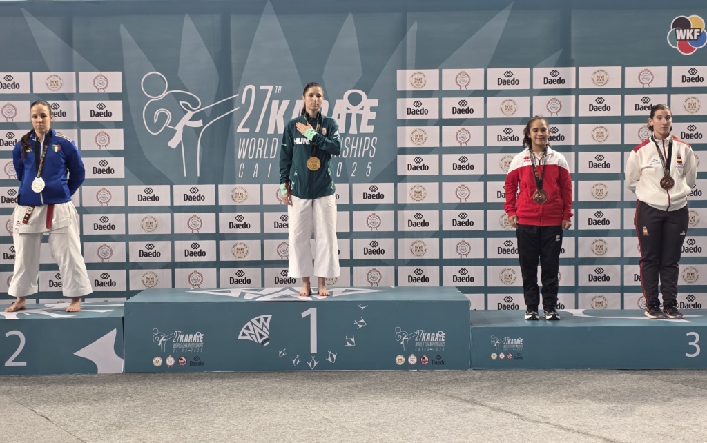 Kákosy Olívia világbajnok lett a karate vb-n