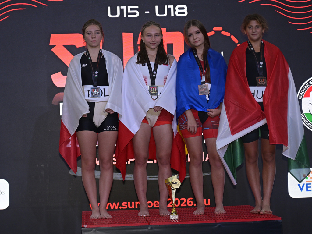 Kilenc magyar érem a veszprémi utánpótlás szumó-Európa-bajnokságon